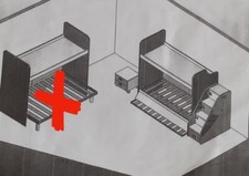 cameretta bambini 3 letti + 1