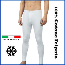 Calzamaglia da uomo in caldo cotone mutande boxer invernale termica gamba lunga