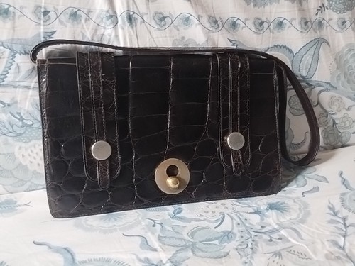 Borsa vero coccodrillo vintage - vero,