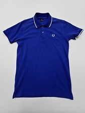 Polo uomo Fred Perry blu logo