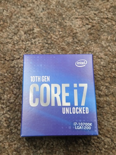 Open box intel core 10700k - box,