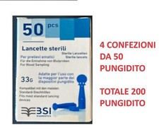 200 LANCETTE PUNGIDITO STERILI