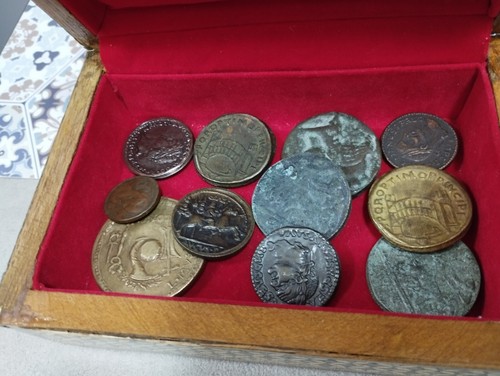 Antiche monete collezione - monete,