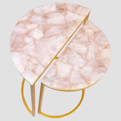 Tavolo nido quarzo - , rosa