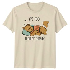 T-shirt gatto che dorme -