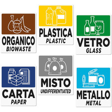 6 Adesivi per Raccolta