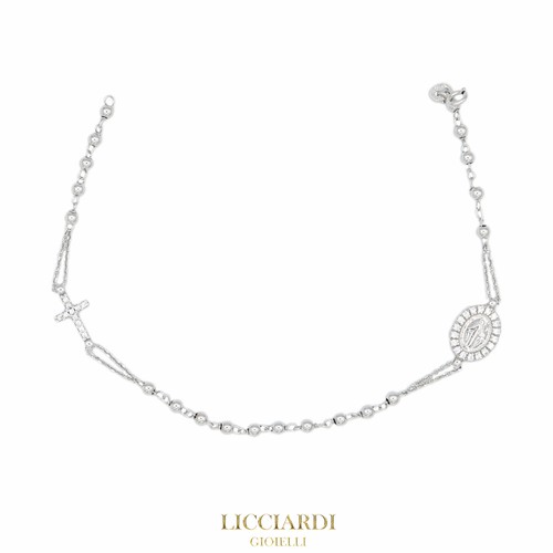 Bracciale unisex rosario oro