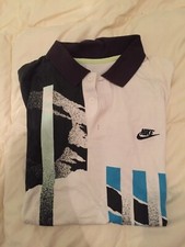 RARE MENS POLO T SHIRT NIKE AGASSI 1991