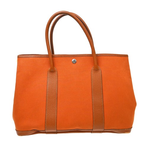 Hermes orange toile officier - hermes,