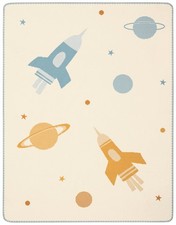 Biederlack Coperta Neonato 'Orbit' 75 x 100 cm Naturale - 822024