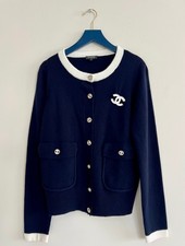 CARDIGAN CHANEL NAVY MAGLIA