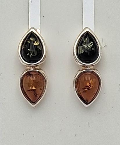 Orecchini ambra 925 argento - ambra,