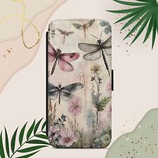 Telefono falena farfalla pastello per iPhone Samsung portafoglio pieghevole per Google Pixel