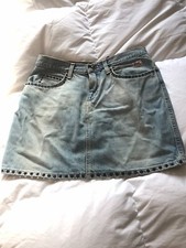 Roy Rogers Donna (Mini)Gonna di Jeans Taglia 28