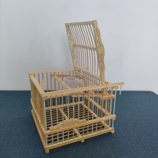 Gabbia per uccelli in bambù trappola ripetuta gabbia da caccia gabbia per uccelli scappati cattura uccelli