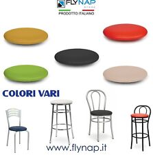 SEDILE SEDILI FONDELLO FONDELLI TONDI IMBOTTITO ECOPELLE COLORI VARI