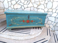 Cassapanca Tirolese dipinta metà 800 autentica