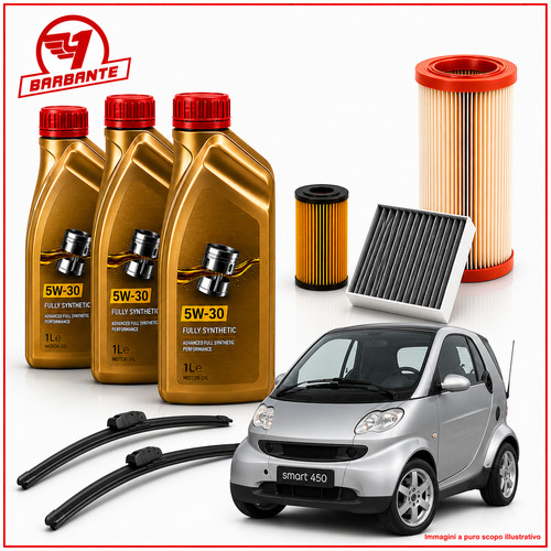 Kit tagliando spazzole smart - +,