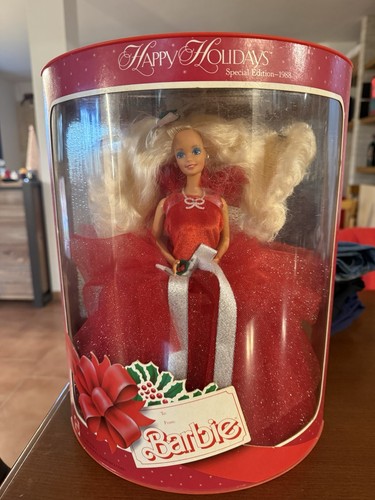 1988 barbie happy holidays - barbie,