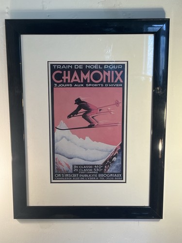 Poster sci chamonix - sci,