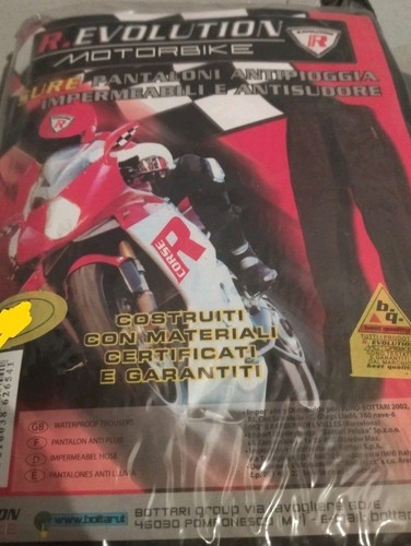 Pantalone moto impermeabile