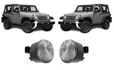 Per Jeep Wrangler 2014 - 2018 Nuovo Paraurti Anteriore Lato Freccia Coppia Set