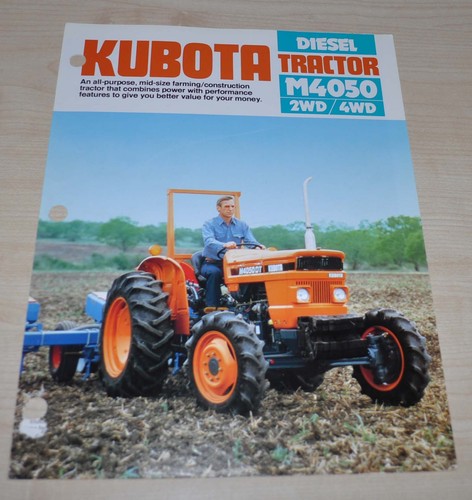 Brochure giapponese trattore