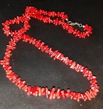 Antico Collana  corallo Rosso Mediterraneo