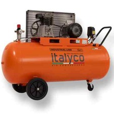 Compressore aria a cinghia long life 300L 4HP ITALYCO KP 300/4 400V 450l 10bar