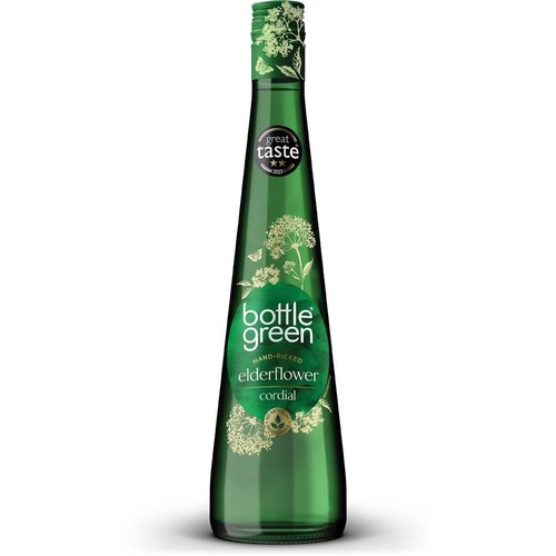 Bottle green elderflower - bottle,