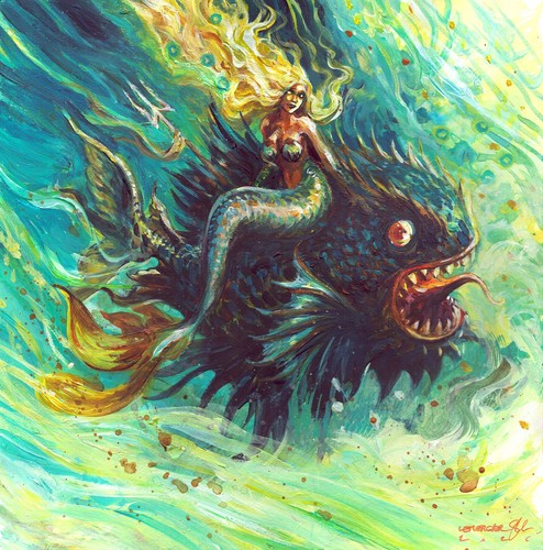 Sirène illustration - ,