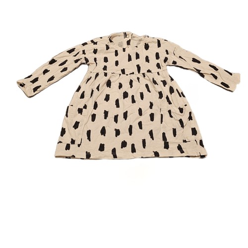 Vestito bambina bianco nero - bianco,