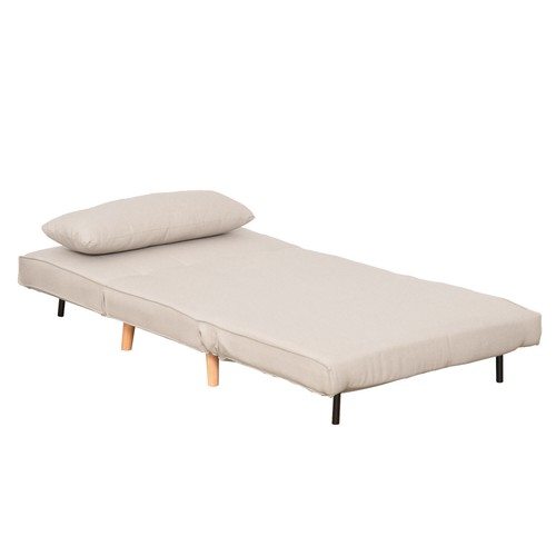Homcom poltrona letto singolo - homcom,