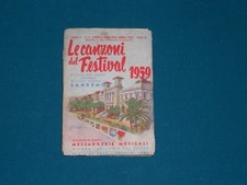 LE CANZONI DEL FESTIVAL DI