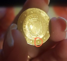 Malta 2008 moneta 10 centesimi RARISSIMA con F nella stella