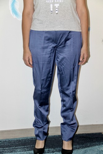 Pantaloni raso viscosa seta - raso,