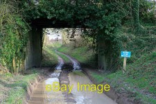 Photo 6x4 Firgo Lane passing under bridge of dismantled railway Tufton/S c2007