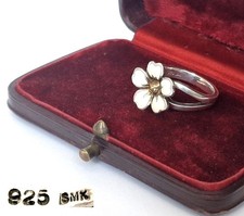 Anello Fiore In Argento 925