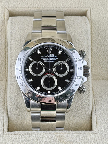 Rolex daytona black dial - rolex,