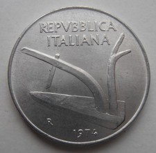 ITALIA 10 LIRE 1974