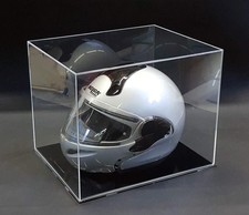 Cavinato acrylics Teca vetrina per Casco Auto/Moto in plexiglass con Base Nera