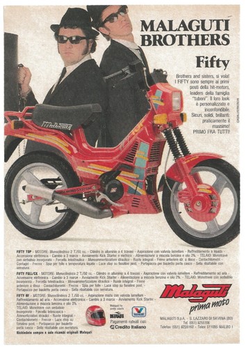 Pubblicità 1989 moto malaguti - 1989,