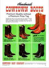 Stivali cowboy stampa Cowtown