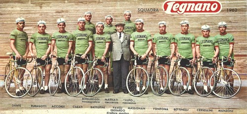 Ciclismo squadra legnano 1962 - squadra,