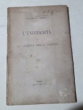 L'Universita' e la liberta' della scienza