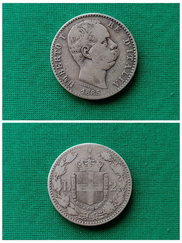 Italia umberto 2 lira - i.2,