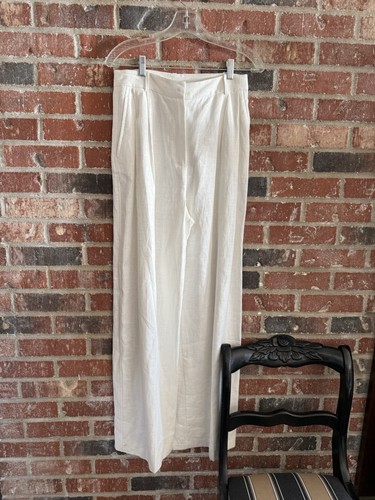 Pantalone zara vita alta gamba - pantalone,
