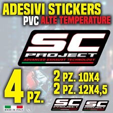 Sc PROJECT adesivi adesivo EXAUST SCARICO resistente alte temperature kit 4 pz