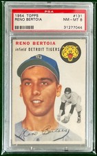 1954 TOPPS RENO BERTOIA # PSA 8 DETROIT TIGERS
