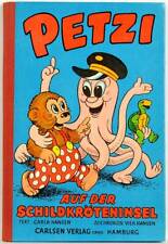 Petzi sull'isola delle tartarughe - Carlsen Editore anni '50